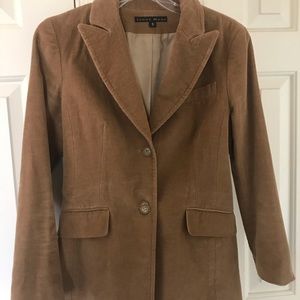 Tan corduroy blazer